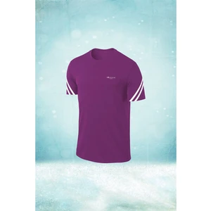 Poseidon Storm Erkek Mor Dri-Fit Kumaş  Baskısız Yürüyüş ve Koşu Için Rahat Sporcu T-Shirt  S-3xl