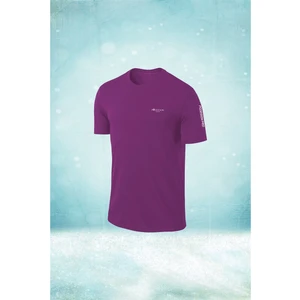 Poseidon Storm Erkek Mor Dri-Fit Kumaş Bisiklet Yaka Kısa Kol Günlük T-Shirt  S-3xl