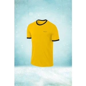 Poseidon Storm Erkek Sarı Dri-Fit Kumaş  Düz Kısa Kol Konforlu T-Shirt  S-3xl