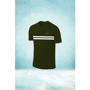 Poseidon Storm Büyük Beden Erkek Haki  Dri-Fit Kumaş Düz Kısa Kol Konforlu Tişört  (4xl- 10XL)