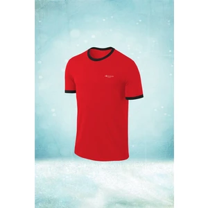 Poseidon Storm Erkek Kırmızı Dri-Fit Kumaş Rahat Günlük Sporcu Konforlu T-Shirt S-3xl