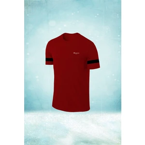 Poseidon Storm Büyük Beden Erkek Bordo Dri-Fit Kumaş Baskısız Yuvarlak Yaka Kısa Kol Tshirt    (4xl- 10XL)