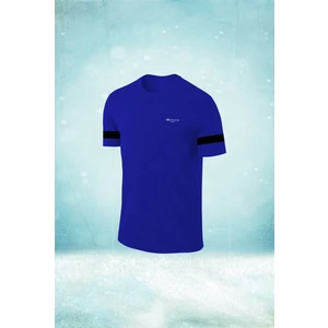 Poseidon Storm Büyük Beden Erkek Mavi Dri-Fit Kumaş Spor Için Konforlu  Kısa Kol T-Shirt   (4xl- 10XL)