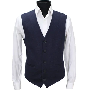 Mentor Regalo Erkek Yelek V Yaka Lacivert Kırçıllı 50390