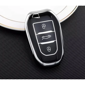 Citroen C3 C4 Elysee C5 Aircross Anahtar Kılıfı Sustasız Model