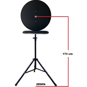Raf Düzenekli Tripod Ayaklı Dart Arkalık Stand Seti. Siyah Renk. Dartsan.