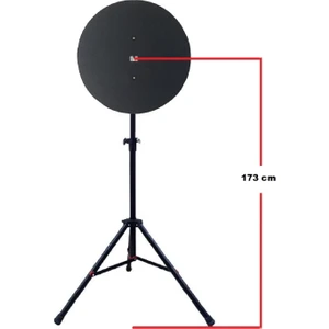 Tripod Ayaklı Dart Arkalık Stand Seti. Siyah Renk. Dartsan.