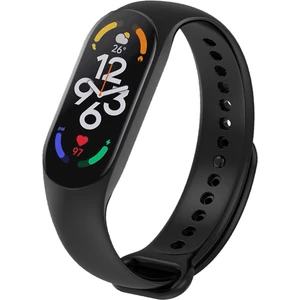 Xiaomi Mi Band 7 ile Uyumlu Silikon Kordon Siyah
