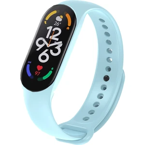 Xiaomi Mi Band 7 ile Uyumlu Silikon Kordon Su Mavisi