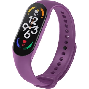 Xiaomi Mi Band 7 ile Uyumlu Silikon Kordon Mor
