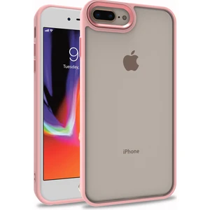 Iphone 7 Plus Renkli Kenarlı Parlak Flora Kılıf