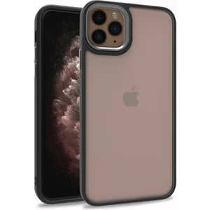 Iphone 11 Pro Max Renkli Kenarlı Parlak Flora Kılıf