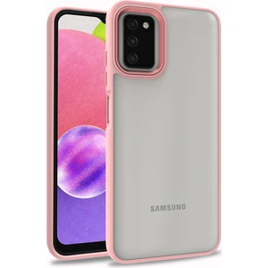Samsung Galaxy A03S Renkli Kenarlı Parlak Flora Kılıf