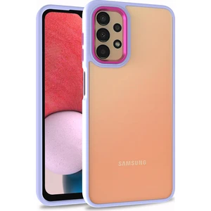 Samsung Galaxy A13 Renkli Kenarlı Parlak Flora Kılıf