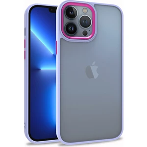 Iphone 13 Pro Max Renkli Kenarlı Parlak Flora Kılıf