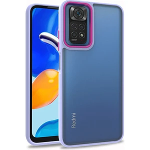 Xiaomi Redmi Note 11S Global Renkli Kenarlı Parlak Flora Kılıf + Ekran Koruyucu