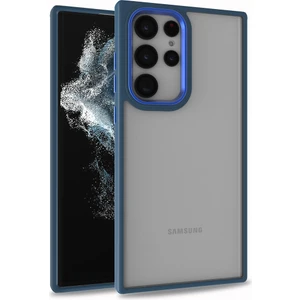 Samsung Galaxy S22 Ultra Renkli Kenarlı Parlak Flora Kılıf + Ekran Koruyucu