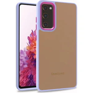 Samsung Galaxy S20 Fe Renkli Kenarlı Parlak Flora Kılıf + Ekran Koruyucu
