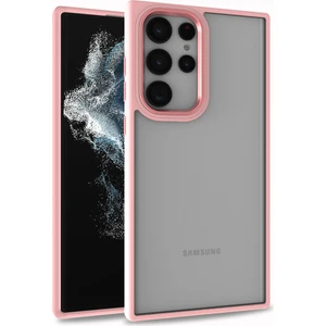 Samsung Galaxy S22 Ultra Renkli Kenarlı Parlak Flora Kılıf + Ekran Koruyucu