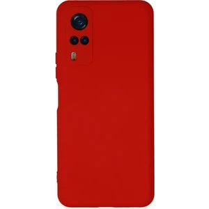 Aqua Aksesuar Vivo Y51 Kılıf Lansman Içi Kadife Lüx Tasarım Silikon Kapak - Kırmızı