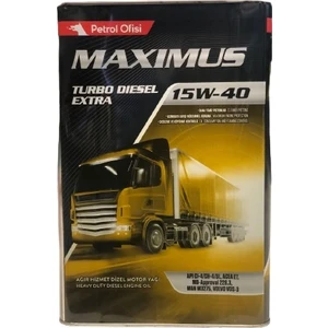 Petrol Ofisi Maximus Turbo Diesel Extra 15W-40 18 Lt Motor Yağı ( Üretim Yılı: 2025 )