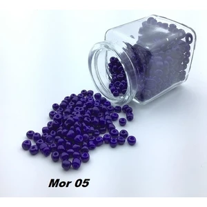 Erdal Ticaret Kum Boncuk (0,5 Mm-1 Paket 100GR) Mor 05