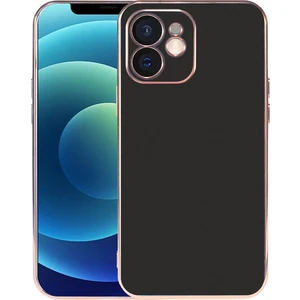 Apple iPhone 12 Lazer Kenarlı Viyana Kılıf + Kırılmaz Ekran Koruyucu