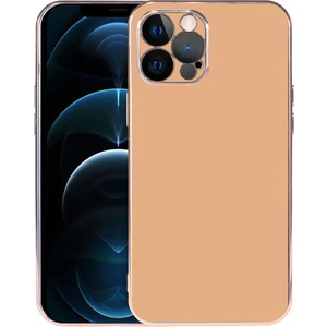 Apple iPhone 12 Pro Max Lazer Kenarlı Viyana Kılıf + Kırılmaz Ekran Koruyucu