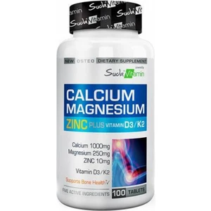 Vitamins Calcium Magnesium Zinc Plus 100 Tablet (SVM101)