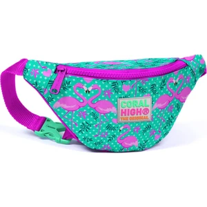 Coral High Yeşil Flamingo Bel Çantası - Kız Çocuk