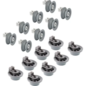 Bosch Bulaşık Makinesi Sepet Tekerleği 8 Alt 8 Üst Teker Takımı