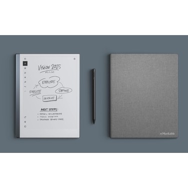 Remarkable 2 Digital Paper Tablet + Marker Plus + Kapaklı Kitabı