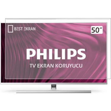 Best Ekran Phılıps 50PUS8506 Tv Ekran Koruyucu - Philips 50" Inç 126 Ekran
