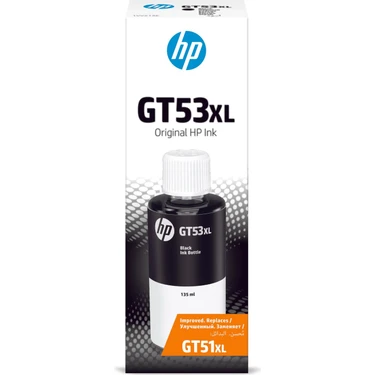HP GT53xL Siyah Orjinal Mürekkep Kartuş