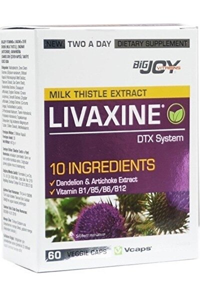 Bigjoy Vitamins Livaxine 60 Bitkisel Kapsül (BJV101)