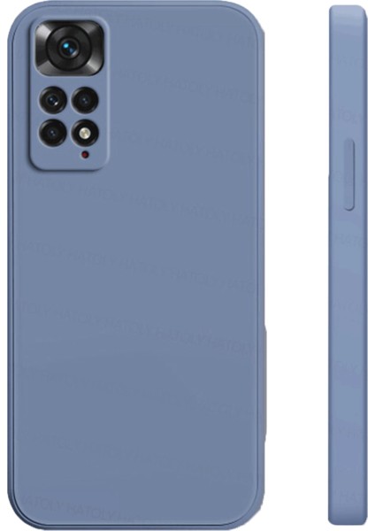 Xiaomi Redmi Note 11S Kılıf Kamera Korumalı Silikon Rubber Arka Kapak