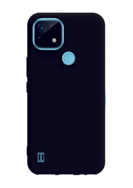 Realme C21 Kılıf Kamera Korumalı Silikon Rubber Arka Kapak