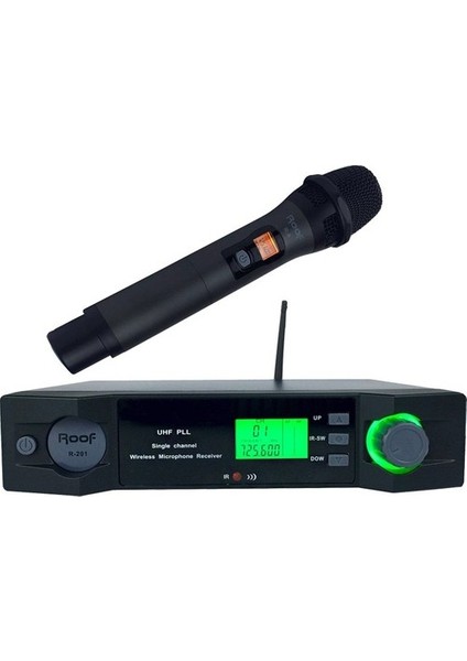 R-201 Tek El Uhf Telsiz Mikrafon