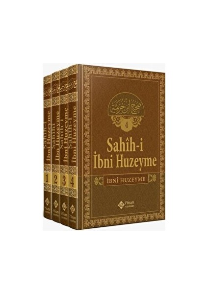Sahihi Ibni Huzeyme (4 Cilt Takım) - İbn Huzeyme