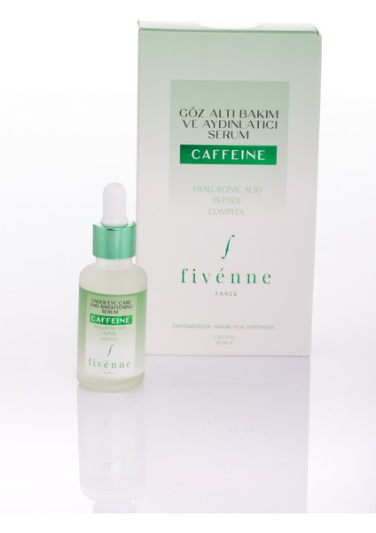 Fivenne Paris Göz Altı Aydınlatıcı Serum Hyalüronik Asit -kafein - Niacinamide - Panthenol 30 ml