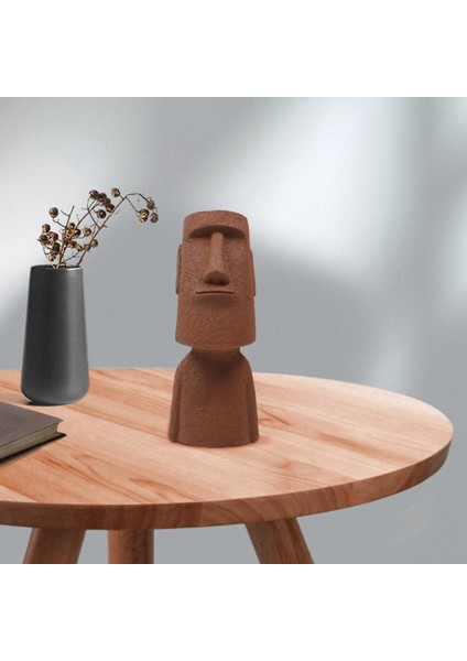 Paskalya Adası Ekici Başlıkları Heykel Sözlü Pot Heykeli Flowerpot Kapalı Gri (Yurt Dışından) modelleri