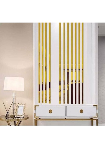 Duvar ve Dekorasyon Çıtası Kendinden Yapışkanlı 3 cm Gold (1 Rulo 10 Mt)