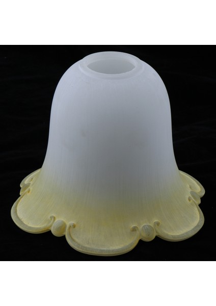 Cam Tavan Fanı Işık Avize Asılı Işık Lamba Gölgeleri Kapağı - Sarı ve Sarı ve Beyaz (Yurt Dışından) fiyatları