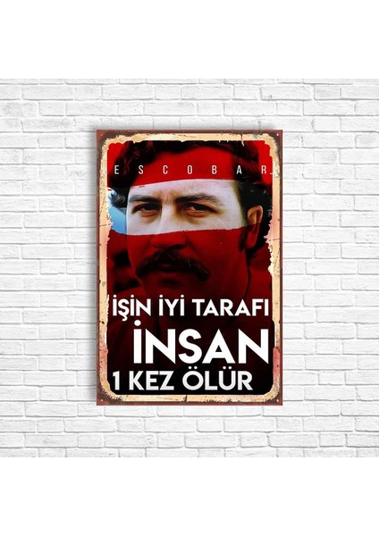 Pablo E.gaviria Retro Ahşap Poster