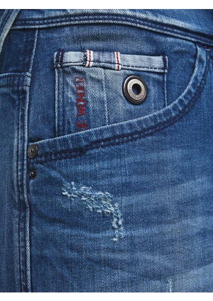 Erkek Lance Slim Jean Bermuda