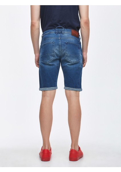 Erkek Lance Slim Jean Bermuda