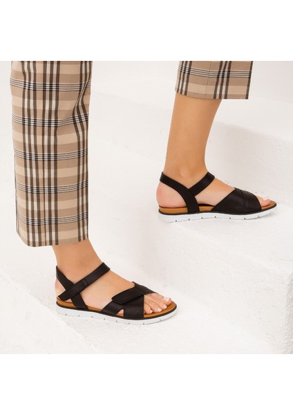 Kadın Derı Günlük Sandalet 766 1698 Byn Sndtl Y22