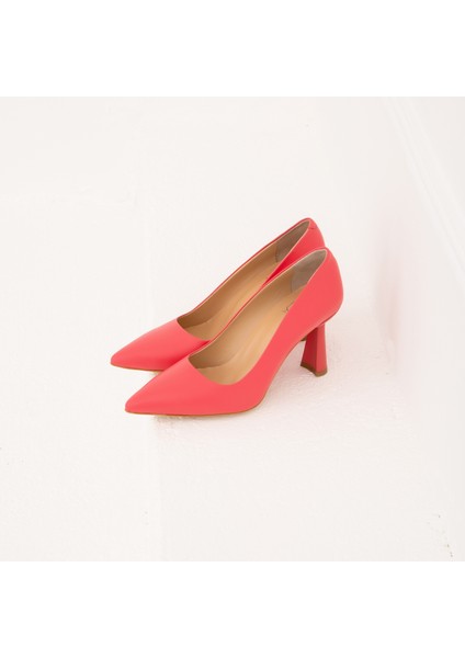 Kadın Derı Stiletto Ayakkabı 453 8600 Byn Ayk Y22