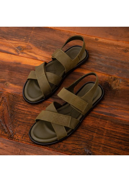 Erkek Derı Günlük Sandalet 876 434 Erk Sndtl Y22 modelleri