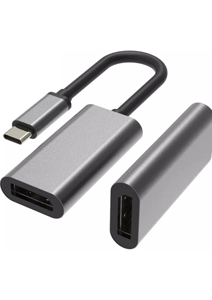 4K@60Hz Type C To Displayport Dönüştürücü Çevirici Adaptör